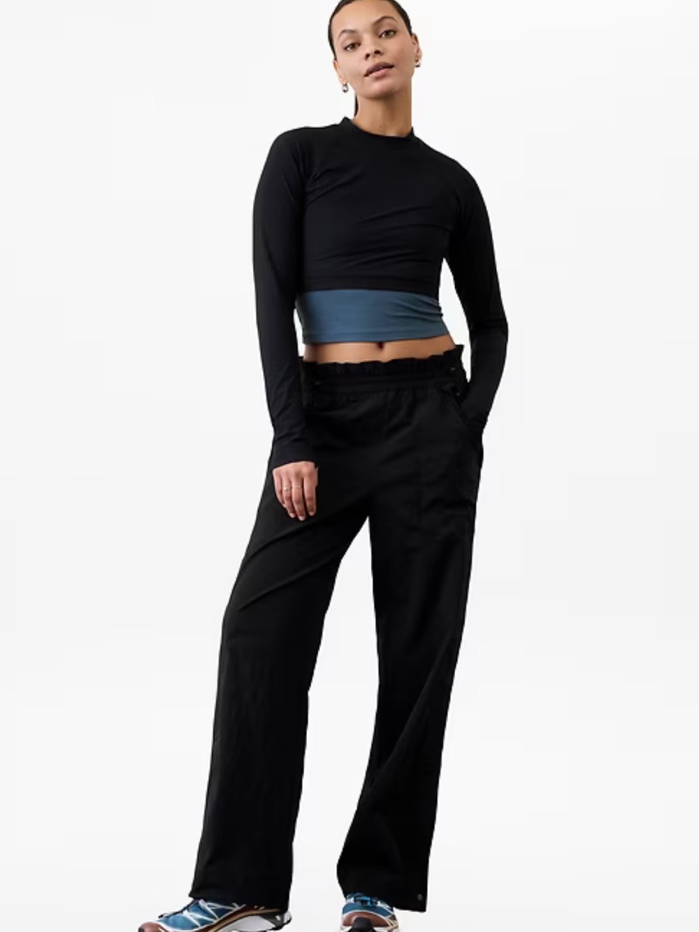Athleta Trekkie High Rise Parachute Pant Size 12 - Picture 2 of 16